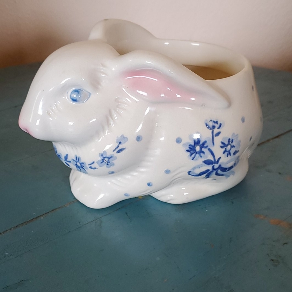 Bunny Rabbit Planter Vintage